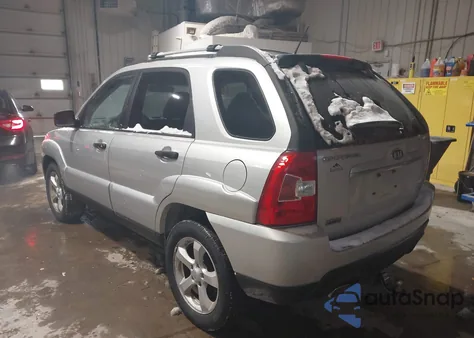 2009 Kia Sportage Lx V6 from USA, damaged, VIN KNDJE723097654474